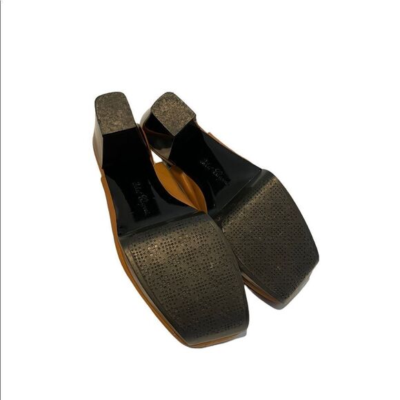 Rich Caramel Sexy Slingback Platform Pumps by Robert Clergerie of Paris Size 9.5 - Picture 12 of 12